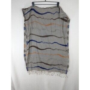 Ahujasons Wool Modal Scarf Artsy Soft Beautiful Fringe 27x72